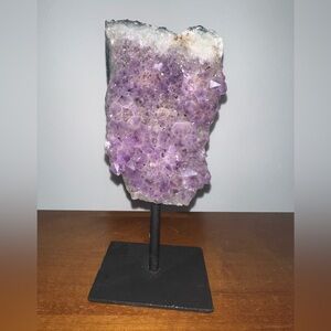 Amethyst Crystal Cluster on Stand